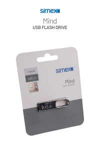 Simex USB Bellek SU-108 Mind 2.0 Metal 128GB