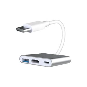 Jopus Type C To HDMI Usb 3.0 Type-C Dönüştürücü JO-TY08 Gri