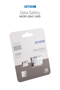 Simex Hafiza Karti SH-101 Data Safety Micro SD 32GB